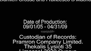 Damien Crosse and Francesco D'Macho sex in bed