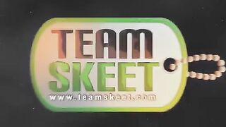 Young girl strokes wet cunt