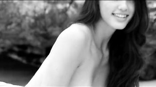 Cute Chick Fucks Puffy Pussy Using Glass Dildo