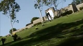 Two gorgeous babes play with and hammers long rod