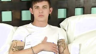 James with his 10 inches cock