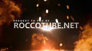 Brunette hot chick gets her hairy pussy fucked by black men