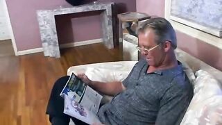 Redhead Girl Gives Head & Fucks Boner