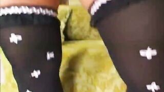 Kinky whore nails large rod