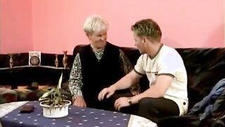 Granny seduced a teen boy
