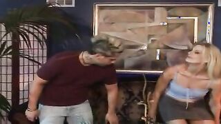 2 naughty girls worship 1 lucky dick