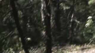 Russian beauty strip outside