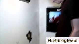 Hungry gay eats dick