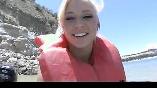 Kacey gets fucked outdoors