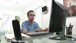 Hot Brunette Milf Loves Cocksucking & Rough Sex