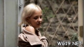 Masturbation of cute girl