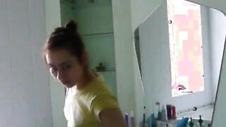 Homemade girlfriend Natasha at apartment