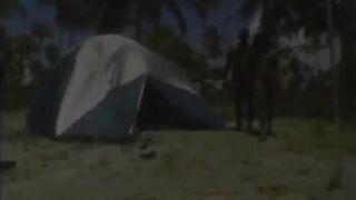 Excited ebony chick jammed by hard dick