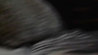 Good-looking gal cums over hungry pole