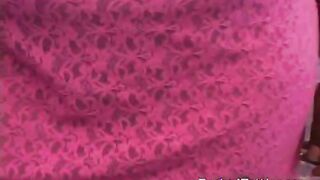 Ebony fat girl fucking white and black cock