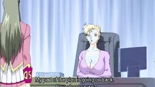 Huge melon tits hentai tittyfucking and facial cumshoting