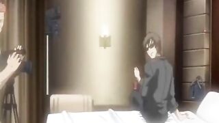 Busty hentai bondaged and gangbanged by some brats