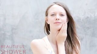 unbelievable shower from thin fuck doll