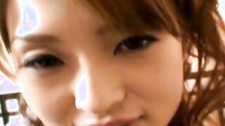 Kinky japanese babe in hot lingerie fuck closeup