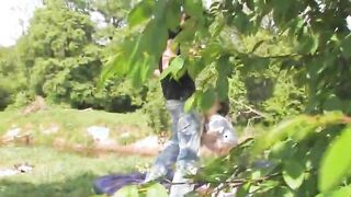 Garden fucking with new photographer