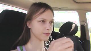 Luxury outdoor riding on big cock