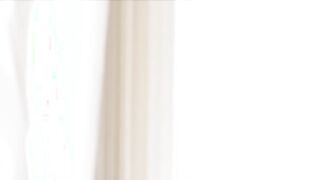 Hot brunette pose her tight pussy