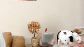 Hot asian redhead gets anal fuck and creampie