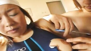 swimming suit and neat asian