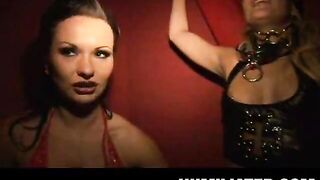 Blonde cumslut fucked in dungeon!