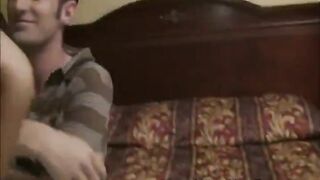 Horny guy gets analized by a hot femdom