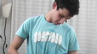 Jonathan R playing his big cock