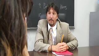 Alliyah Sky sucks off her teacher