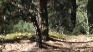 Russian model teasing outside