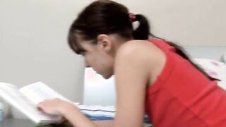 First anal movie with my thin babysitter