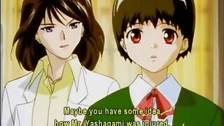 Cute hentai caught and poked by demon monster