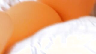 Thin russian teen Natasna dildoing