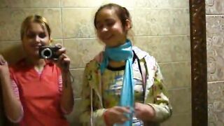 Petite Natasha girl naked at toilet