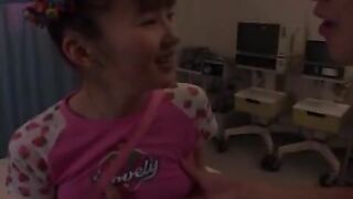 Cute teen Japanese babe fucking like crazy