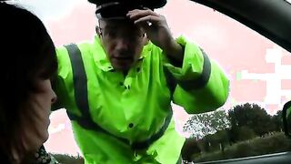 Milf talks her way out of ticket