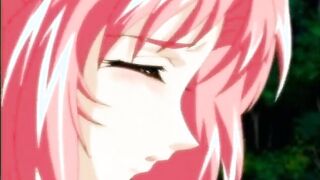 Blindfold hentai double penetration by some brats