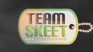 Nerdy teen masturbates waxed cunt