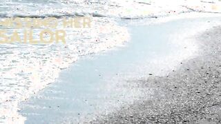 Incredible blonde in shoes teasing