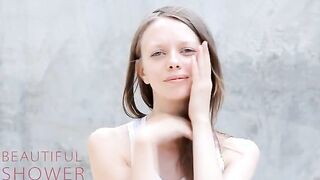 enchanting shower from thin fuck doll