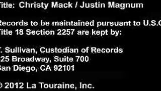 Christy Mack sucks cock & pounds throbbing unit