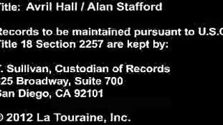 Avril Hall blows & spreads for hungry rod