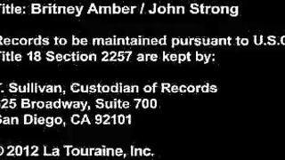 Blonde Britney Amber pounded in the face and butt