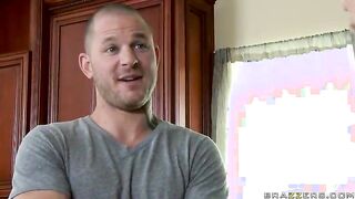 Monique Alexander stuffs cock down mouth & hatchet