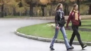 Secret peeing amateur movie of my coed