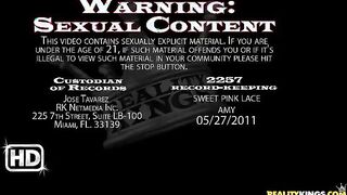 Good-Looking Amy Fucks Cock Whilst Anally-Probed