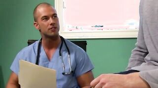 Nasty muscley man gay doctor hunk